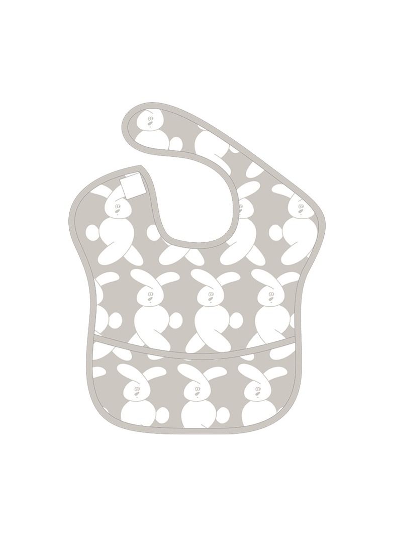 Loquat Silicone Water Proof Cartoon Printing Baby Bib