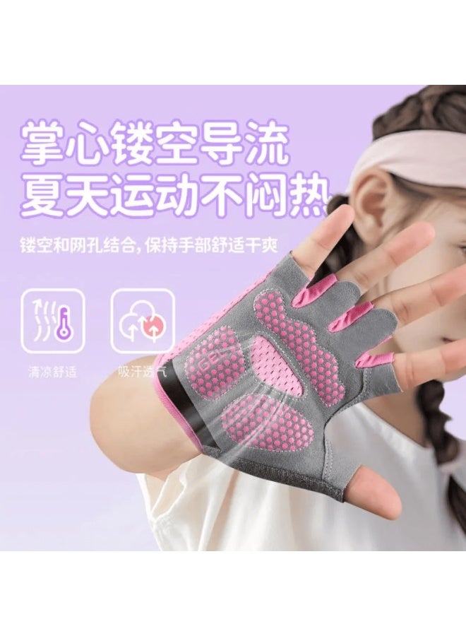 Tmt Kids Winter Warm Gloves Thickened Windproof Cold-resistant Cartoon Five-finger Skiing Gloves For Boys And Girls Ages 9-16