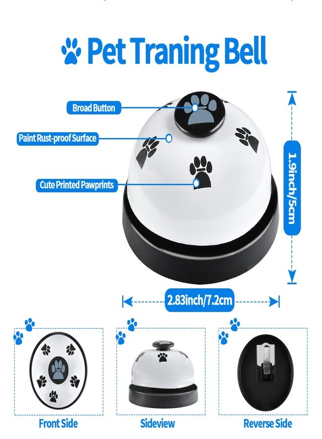 Lcckyeng 3 Pack Dog Doorbells, Pet Training Bells for Outside Potty Training and Communication, Bell for Dog Cat Puppy Interactive Toys (White, 3 Pack) - Image 2