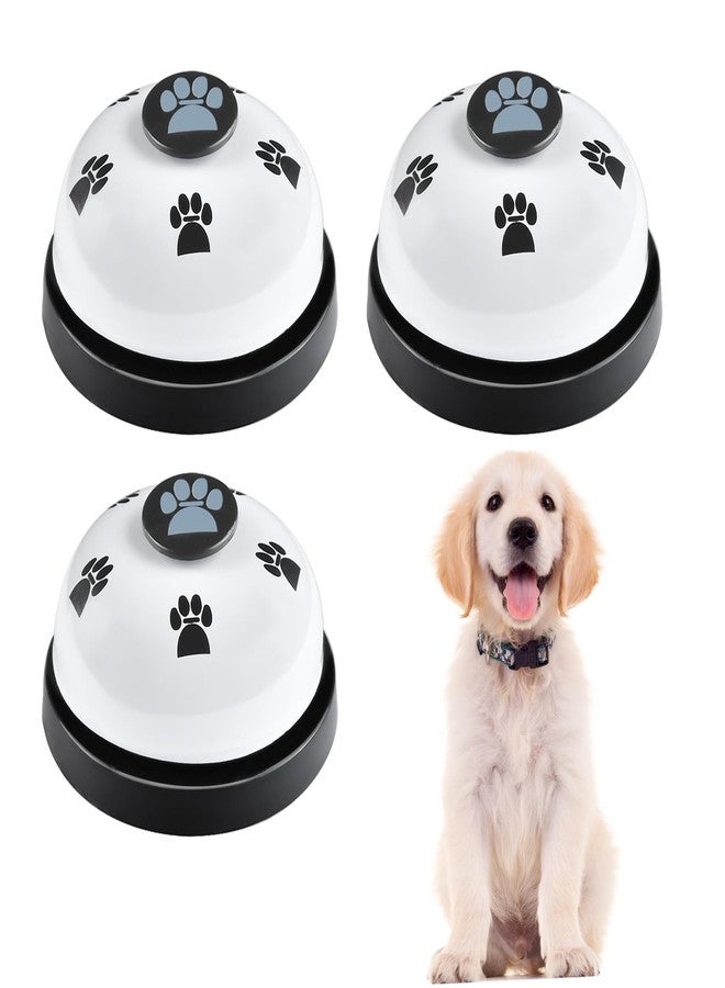 Lcckyeng 3 Pack Dog Doorbells, Pet Training Bells for Outside Potty Training and Communication, Bell for Dog Cat Puppy Interactive Toys (White, 3 Pack) - Image 1