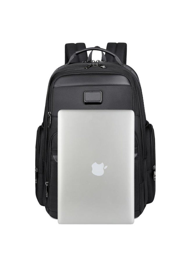 High Quality Men’s Backpack Large Capacity 17.3 Inch Laptop Male Handbag Rucksack Outdoor TUMMY 83048 Black - Image 3