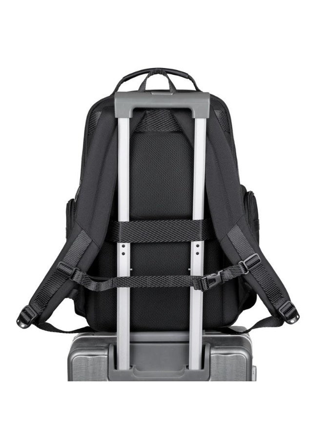 High Quality Men’s Backpack Large Capacity 17.3 Inch Laptop Male Handbag Rucksack Outdoor TUMMY 83048 Black - Image 5