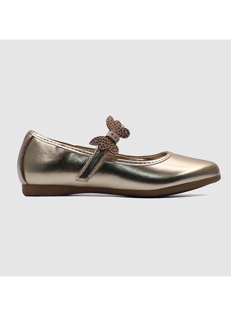 D'Daniela - D' Daniela - Golden Butterfly Charm Flats - Image 1