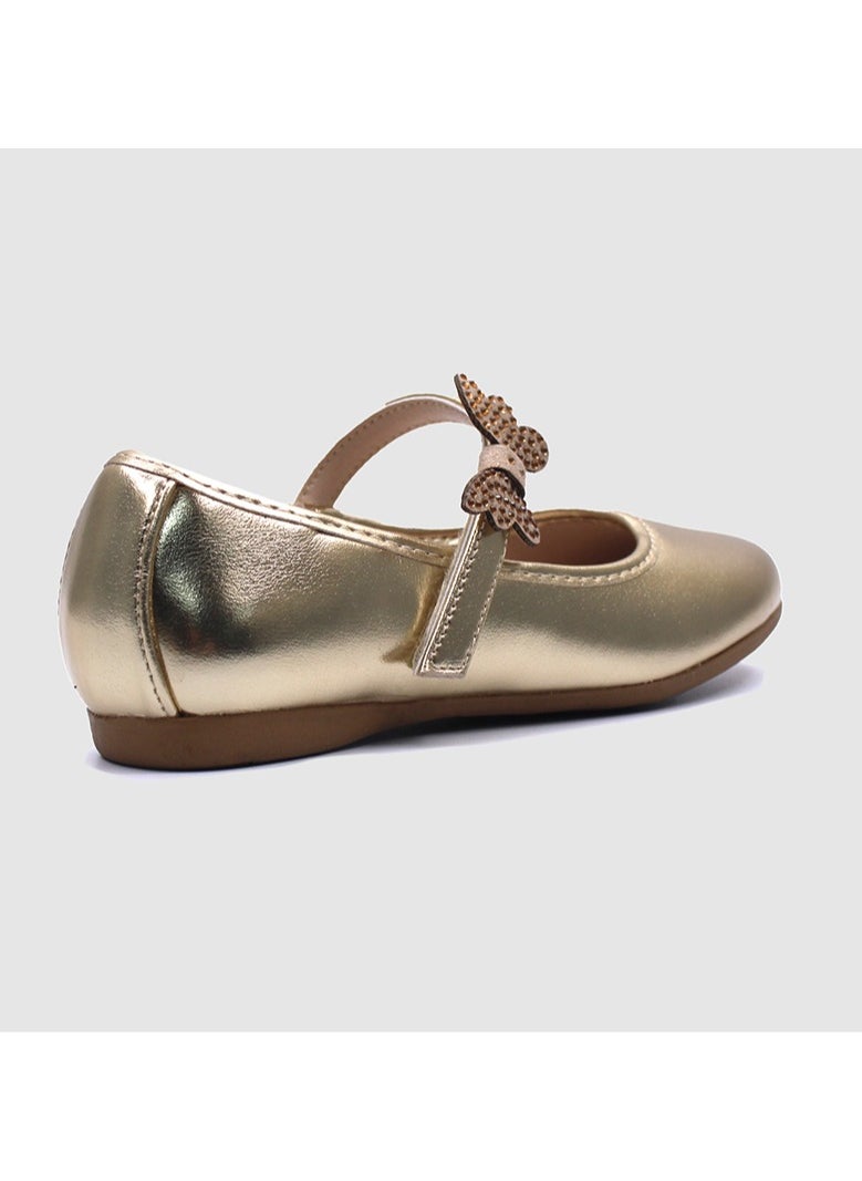 D'Daniela - D' Daniela - Golden Butterfly Charm Flats - Image 1