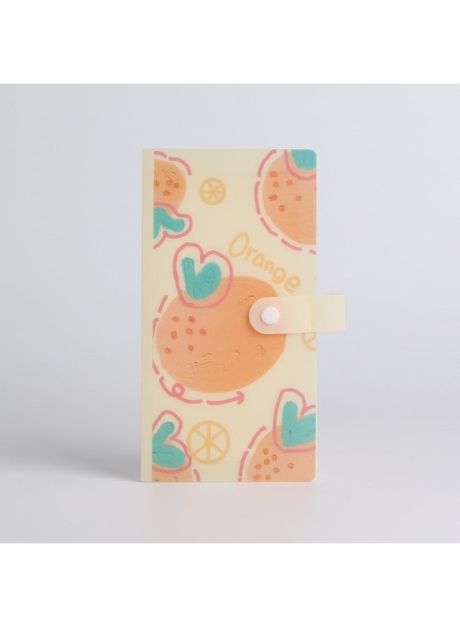 Bock Buckle Business Card Photo Album, Photo Star Chasing Card Bag, Business Card Holder, Ticket Collection Card Storage - Image 1