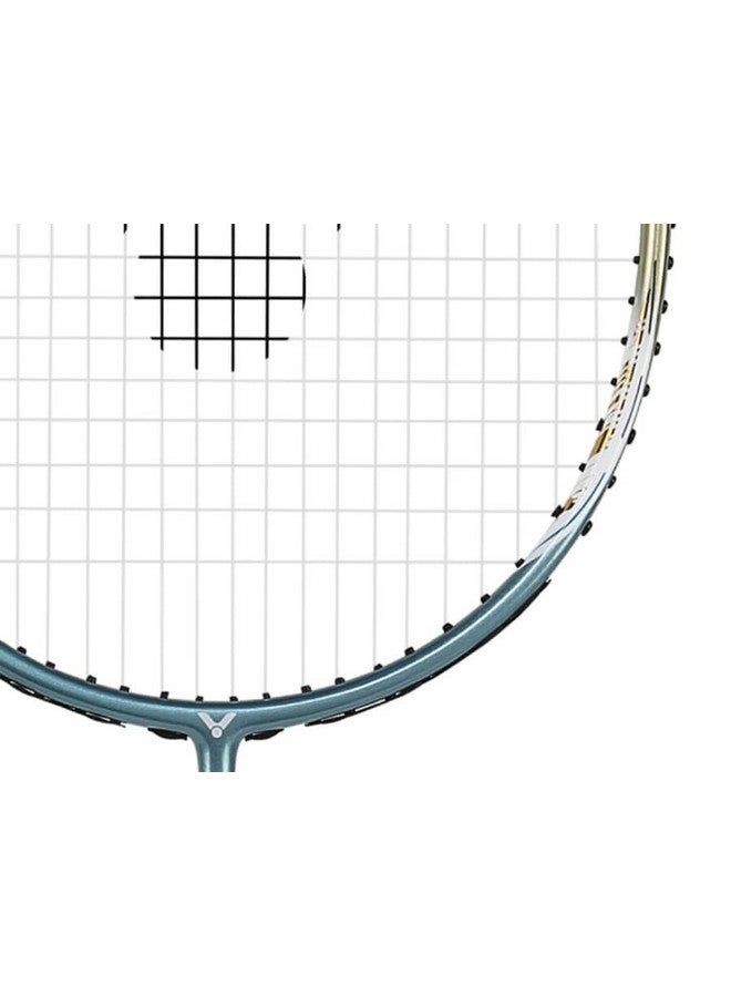 VICTOR Graphite Dx-Nano7-V-4U Drive X Series Strung Badminton Racket, Grey - Image 4