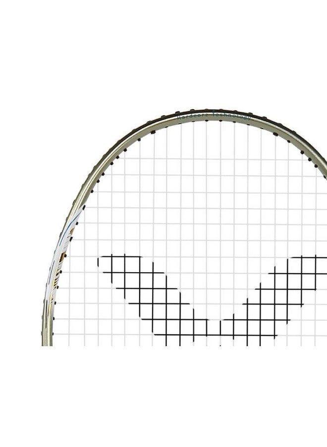 VICTOR Graphite Dx-Nano7-V-4U Drive X Series Strung Badminton Racket, Grey - Image 3