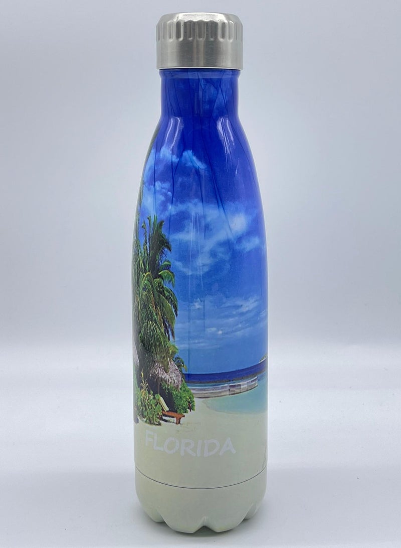 أو جي إس زجاجة مياه استانلس ستيل عازلة للبرودة 24 ساعة والحرارة 12 ساعة – أنيقة، محكمة الإغلاق وسهلة الحمل - Image 2