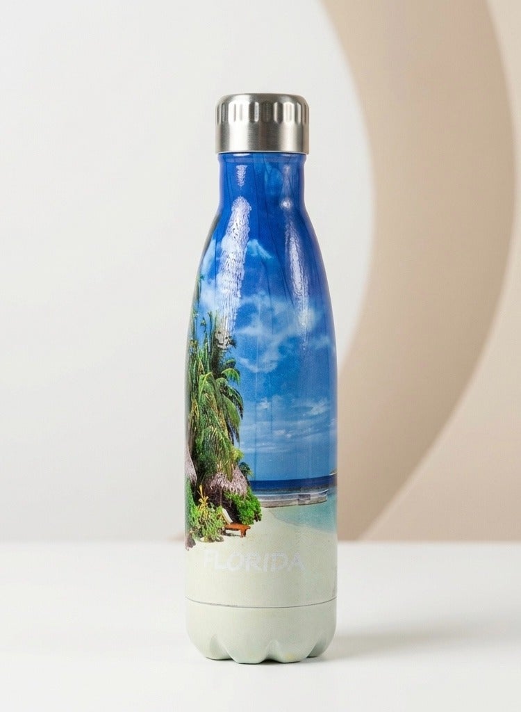 أو جي إس زجاجة مياه استانلس ستيل عازلة للبرودة 24 ساعة والحرارة 12 ساعة – أنيقة، محكمة الإغلاق وسهلة الحمل - Image 1