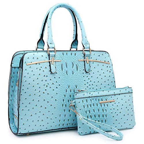 DASEIN Women Handbag Wallet Tote Shoulder Hobo Bag Top Handle Satchel Purse Set 2pcs with 3 Compartments - Image 4