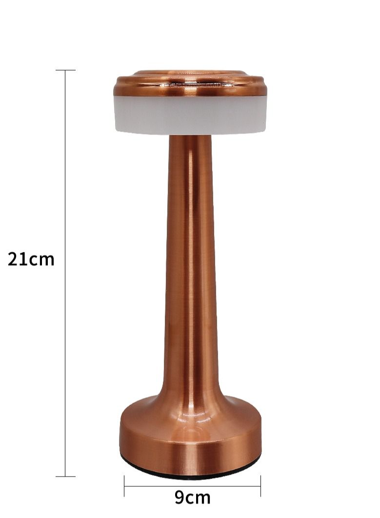 PADOM مصباح طاولة LED من Padom، مصابيح بار لغرفة النوم، بطارية لاسلكية قابلة لإعادة الشحن، مصباح مكتبي للمطعم وغرفة المعيشة والمقهى، مصابيح طاولة ليلية - Image 2