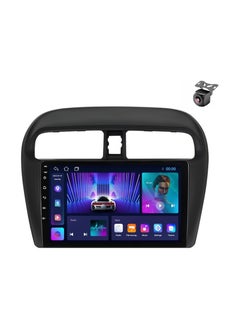 Android Car Stereo for Mitsubishi Mirage 2012 To 2022 6GB RAM 128GB ROM 9 Inch Support SIM Card, Apple Carplay, MirrorLink WiFi BT, IPS Touch Screen with AHD Camera Included