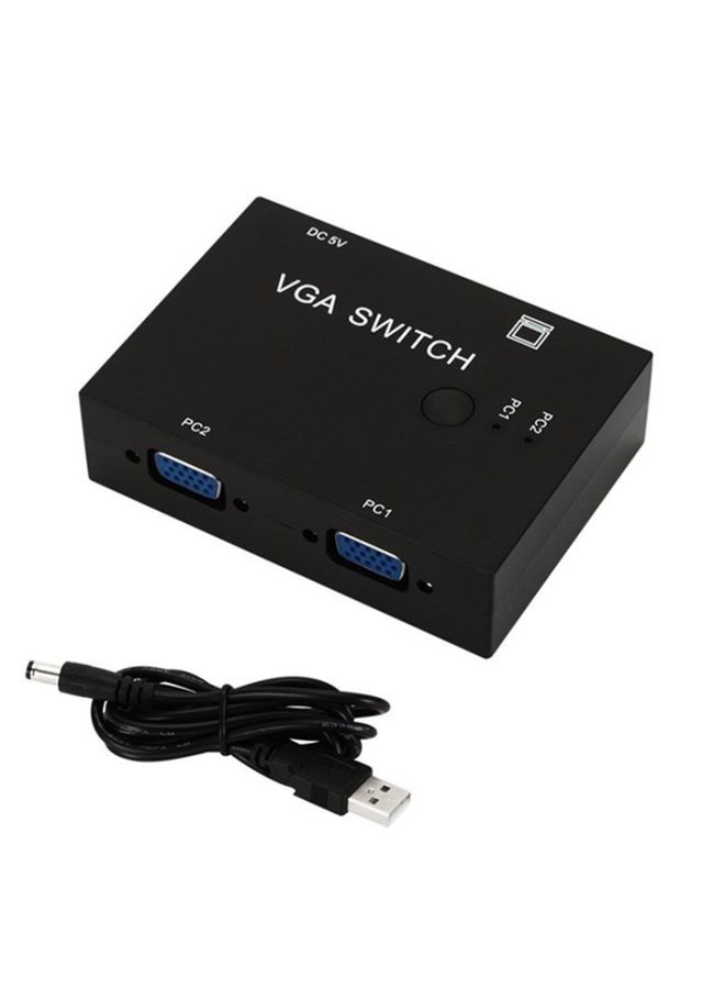 2-VGA Input to 1-VGA Output Switch Computer Host Switch Converter
