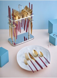 HomeHive Gilded Elegance Cutlery 