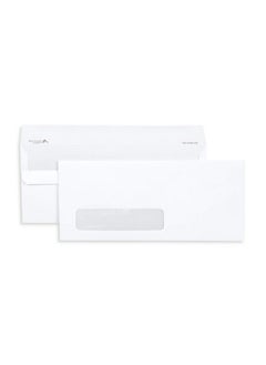 50010 Single Window Security Envelopes Flip And Seal Designed For Quickbooks Invoices And Business Statements Number 10 Size 4 1/8” X 9 1/2” 500 Pack