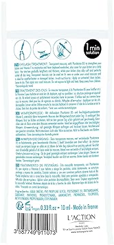 L'Action Paris علاج تقوية الرموش من لاكشن باريس ماسكارا شفافة تطيل وتكثف الرموش تقوية بروفيتامين B5 وفيتامين E المرطب 10 مل - Image 3