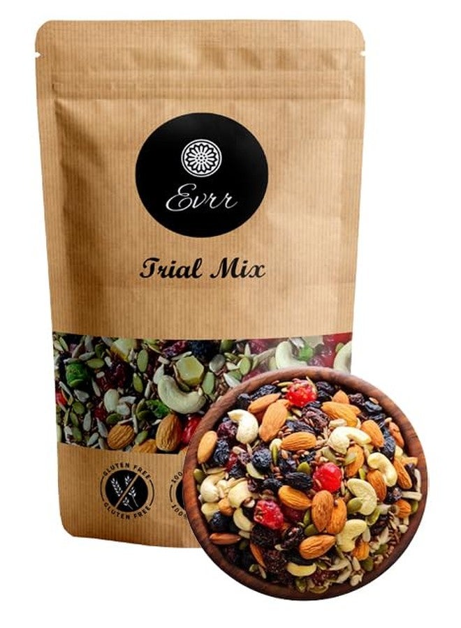 EVRR Superfood Trail Mix 1Kg | 9-in-1 Roasted Almonds, Sunflower, Watermalon, Pumpkin, Flax Seeds & Dried Cranberries, Blueberries | High Protein, Gluten-Free, Vegan Snack | Healthy Energy Mix - Image 1