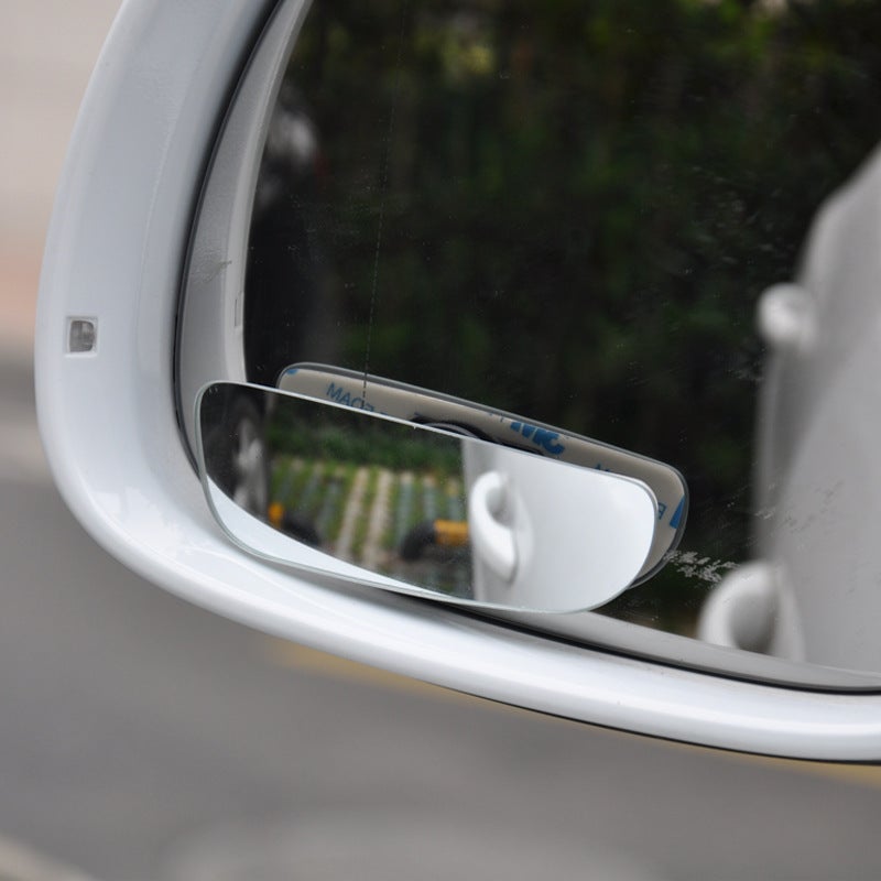 Car Small Round Mirror Rear View Mirror Hd Boreless Adjustable Blind Spot Mirror Glass Fan Square Wide-Angle Auxiliary Rear View Mirror - Image 5