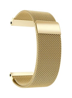 NIBEMINENT Milanese Loop Smart Watch Band For Garmin Fenix 5X Gold  - Image 1