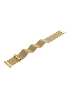 NIBEMINENT Milanese Loop Smart Watch Band For Garmin Fenix 5X Gold  - Image 2