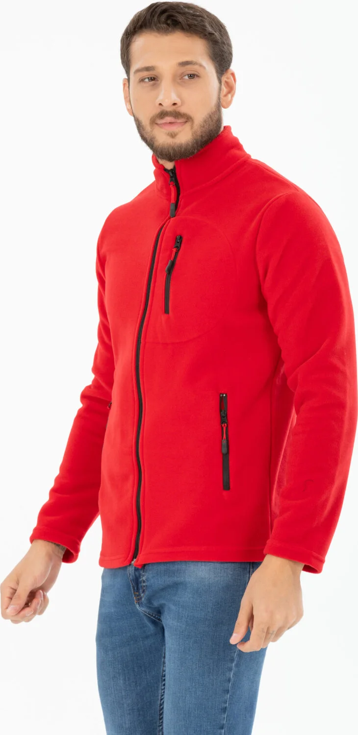 فور مان Men's Polar Fleece Three Pocket Softshell