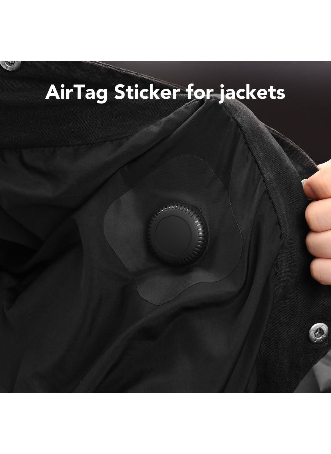 Generic - Suitable For Airtag Protective Cover Apple AirTag Tracker Anti-lost Device Paste Style Locator Protective Cover-Color:Gray - Image 1