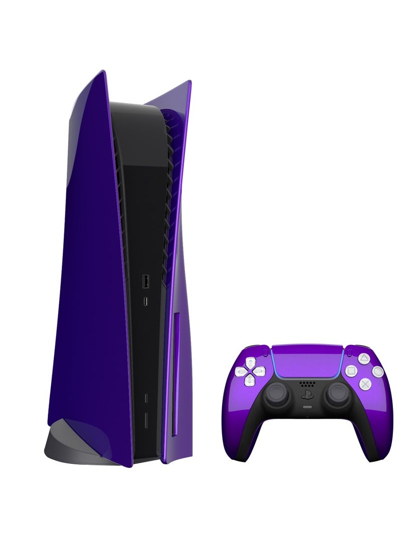 CRAFT by MERLIN PAINTED PLAY STATION 5 DUAL SENSE WIRELESS CONTROLLER NEON PURPLE - Image 5