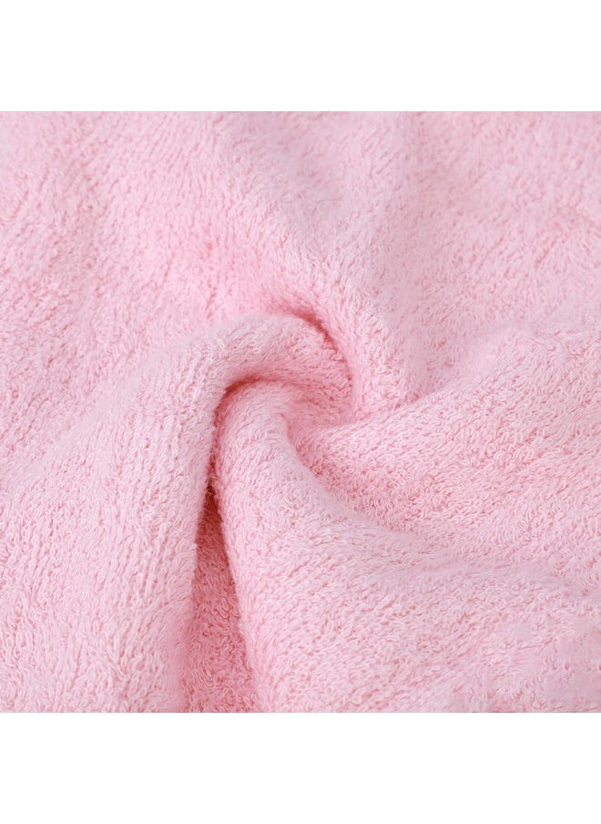 Mush - Mush Bamboo Hair Towel Wrap | Absorbent Towel Hair-Drying | Hair Care Combo | Super Quick-Drying| Adjustable Buttons to Wrap Around Hair 500 GSM (Baby Pink) - Image 1