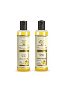 Khadi Natural Honey And Lemon Juice Shampoo 210 Ml (Pack Of 2)  - Image 1