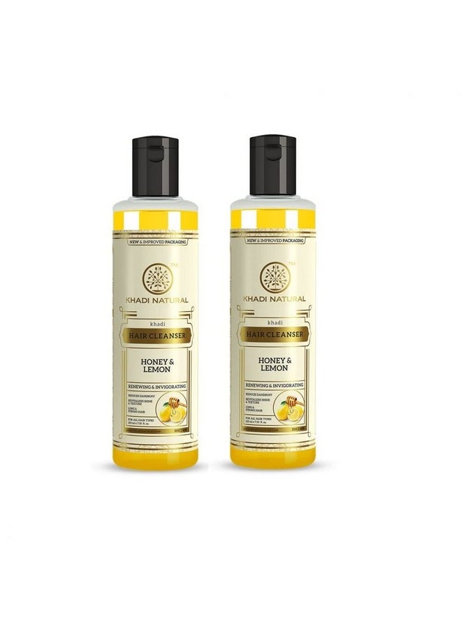 Khadi Natural - Honey And Lemon Juice Shampoo 210 Ml (Pack Of 2) - Image 1