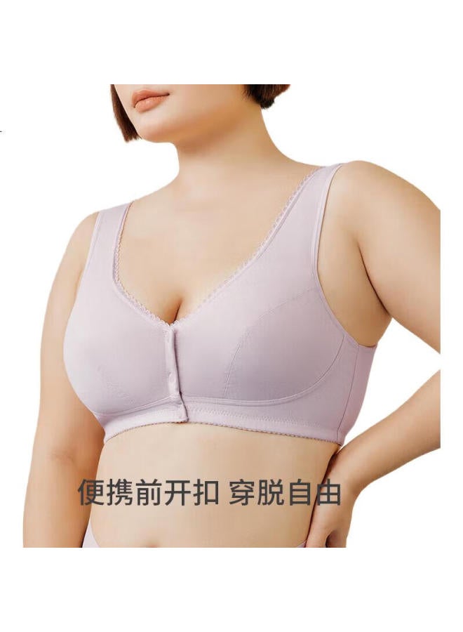 THREEGUN Sanqiang [Woven Seamless Wireless] Women'S Full Coverage Bra, Front Closure, Minimizes Large U-Shaped Back Design - Image 1
