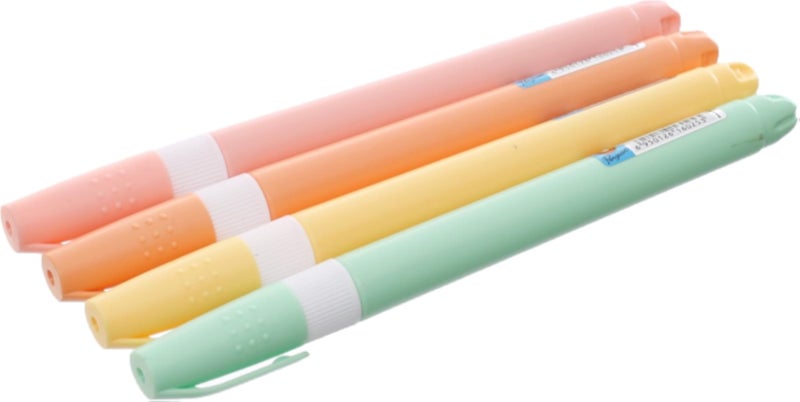 Penguin Elegant Pastel Multicolour Highlighter Ensemble, Set of 4 - Multicolor