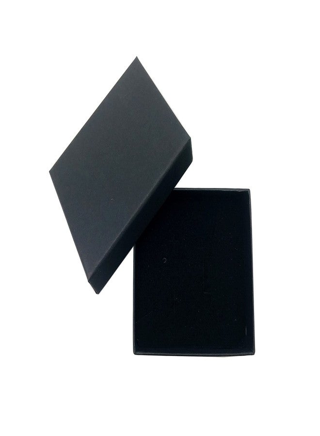 HomeImpel 20 Packs Cardboard Paper Jewelry Boxes, 3.54 x 2.76 x 1.18 Inches, Rectangle Jewelry Boxes Cotton Filled, Earring Pendant Necklace Gift Boxes (Black) - Image 5