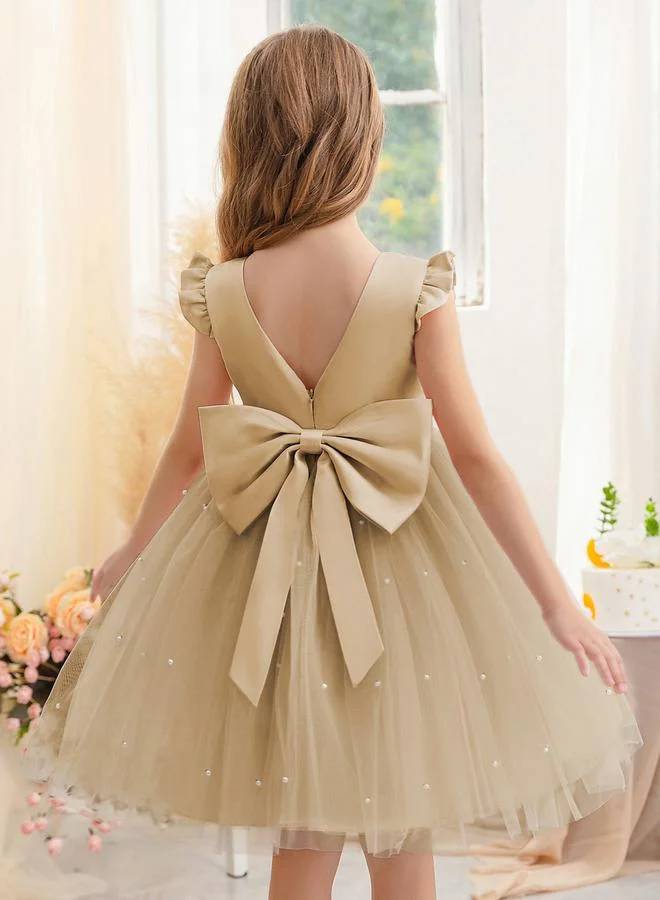 تايك تو Tulle Bow Dress