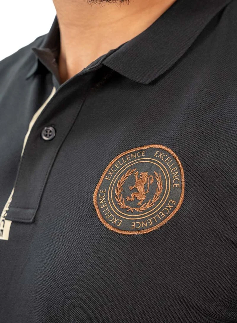 GIORDANO  Men's Slim Fit Short Sleeve Polo with Embroidery for Men | Best Price UAE