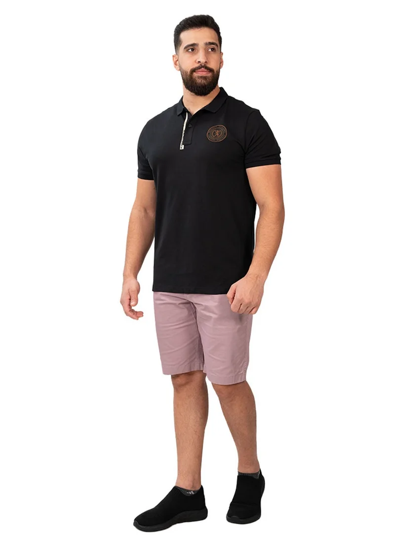 GIORDANO  Men's Slim Fit Short Sleeve Polo with Embroidery for Men | Best Price UAE