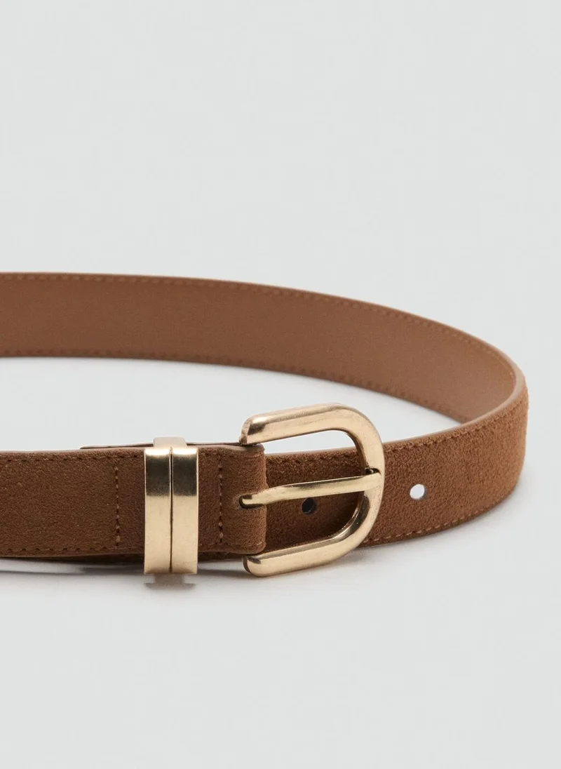 MANGO  Suede leather belt for Women | Best Price UAE