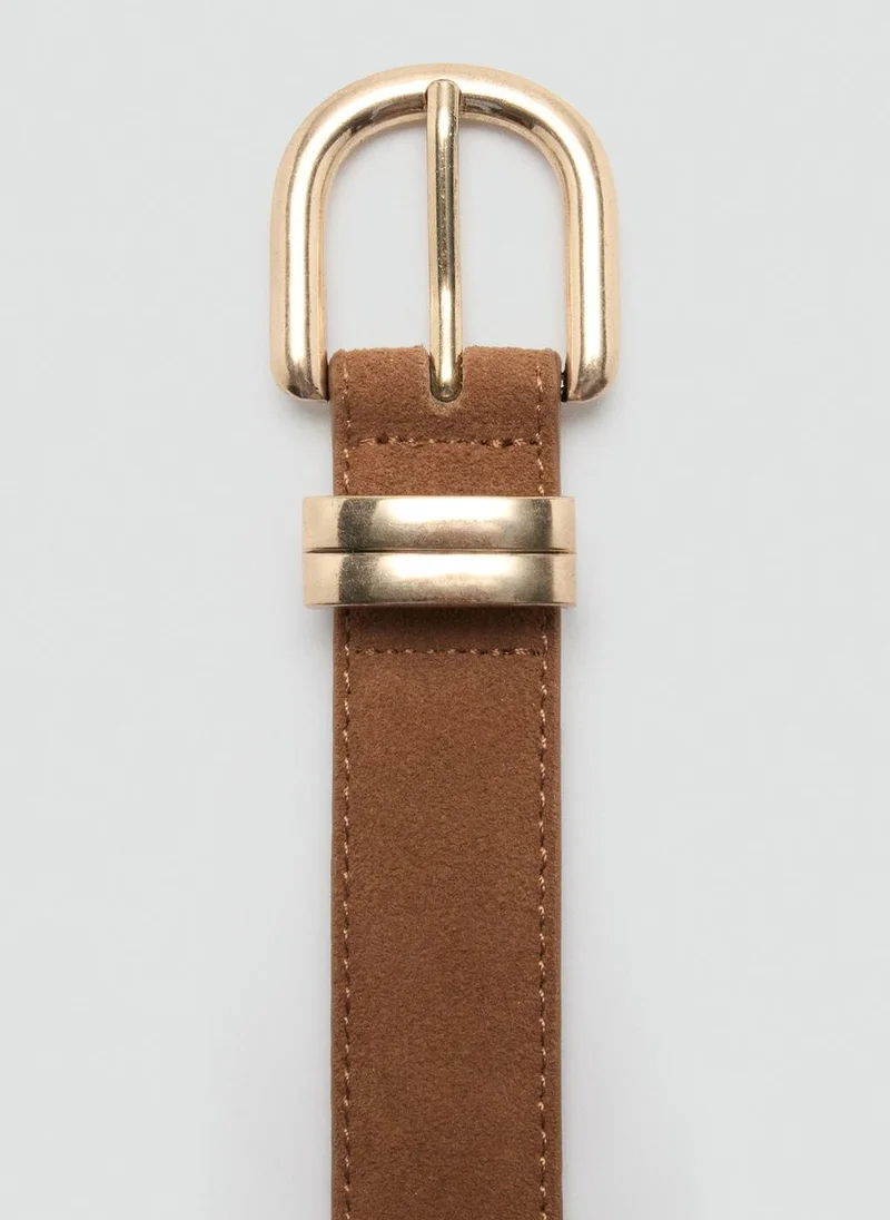MANGO  Suede leather belt for Women | Best Price UAE