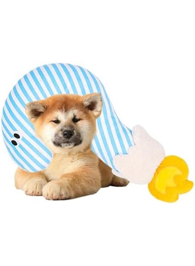 سرير كلب أزرق قابل للغسل مريح وسادة مساعدة على النوم للحيوانات الأليفة ديكور دافئ - Image 4