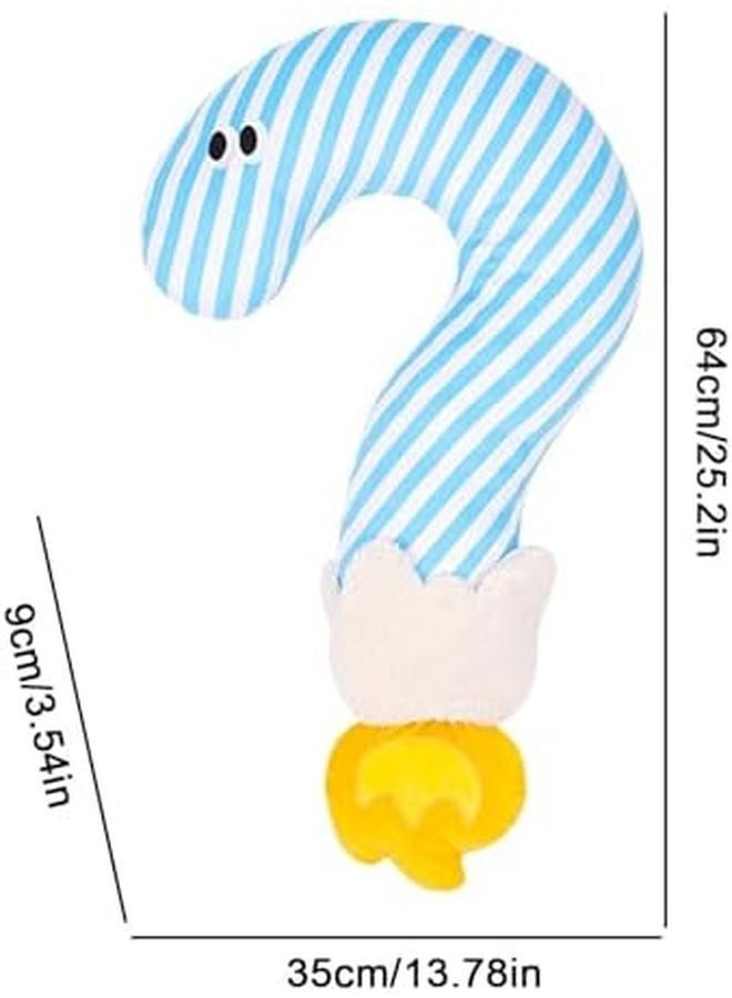 سرير كلب أزرق قابل للغسل مريح وسادة مساعدة على النوم للحيوانات الأليفة ديكور دافئ - Image 3