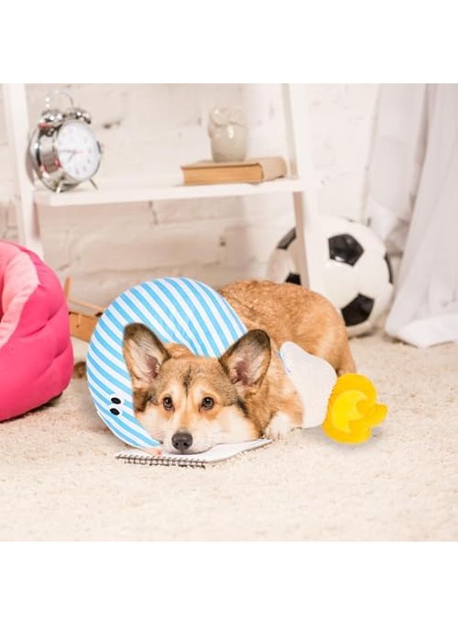 سرير كلب أزرق قابل للغسل مريح وسادة مساعدة على النوم للحيوانات الأليفة ديكور دافئ - Image 5