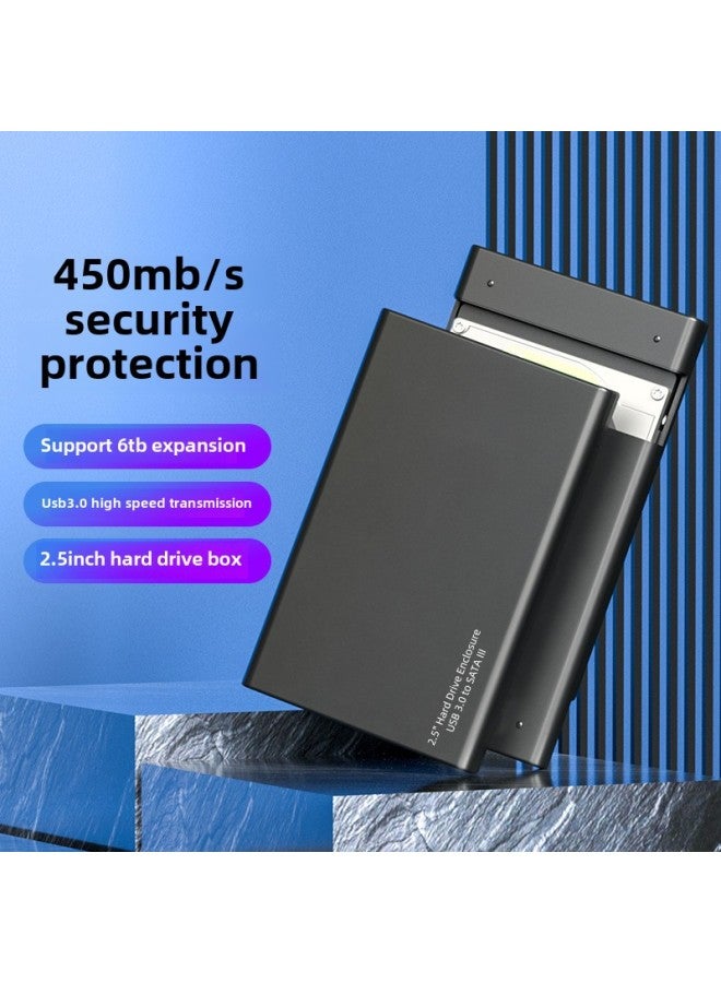 Mobile Hard Disk Box 2.5 "SATA To USB3.0 Hard Disk External Box Notebook Computer Drive-free Slide Cover-Color:K2568 2.5-inch SATA Hard Disk Box-no Standard  - Image 2