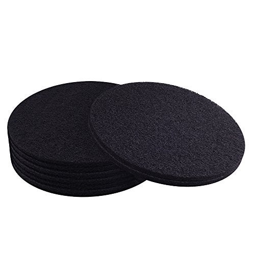 KUUQA 8 Pieces Compost Bin Filters for Kitchen Compost Pail Replacement Charcoal Filters, 7.25 inches Round - Image 3