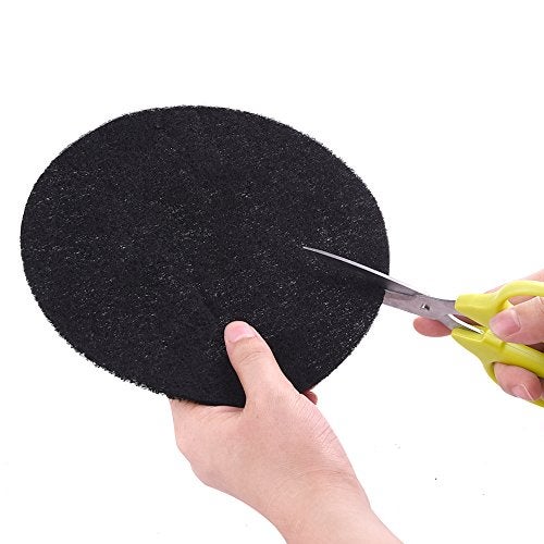 KUUQA 8 Pieces Compost Bin Filters for Kitchen Compost Pail Replacement Charcoal Filters, 7.25 inches Round - Image 5