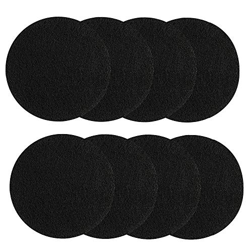 KUUQA 8 Pieces Compost Bin Filters for Kitchen Compost Pail Replacement Charcoal Filters, 7.25 inches Round - Image 1