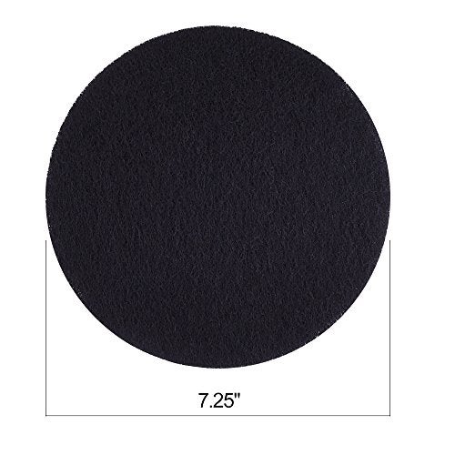 KUUQA 8 Pieces Compost Bin Filters for Kitchen Compost Pail Replacement Charcoal Filters, 7.25 inches Round - Image 2