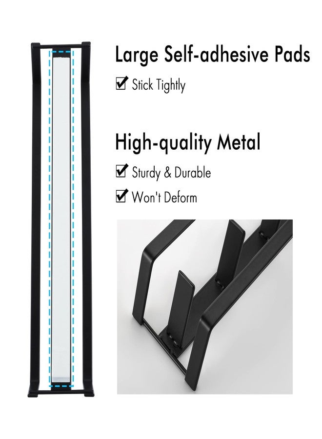 KES Coffee Pod Holder for Keurig, Side Mount Coffee Pod Holder Adhesive, Sturdy Metal K Cup Organizer and Storage, Matte Black, 2 Pack/For 10 K Cups, KCPH500-BK-P2 - Image 3