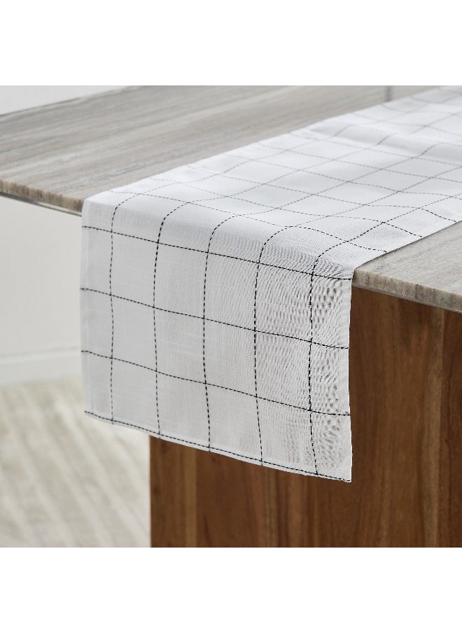 Home Box Blanco Check Table Runner - 33x180 cm  - Image 2