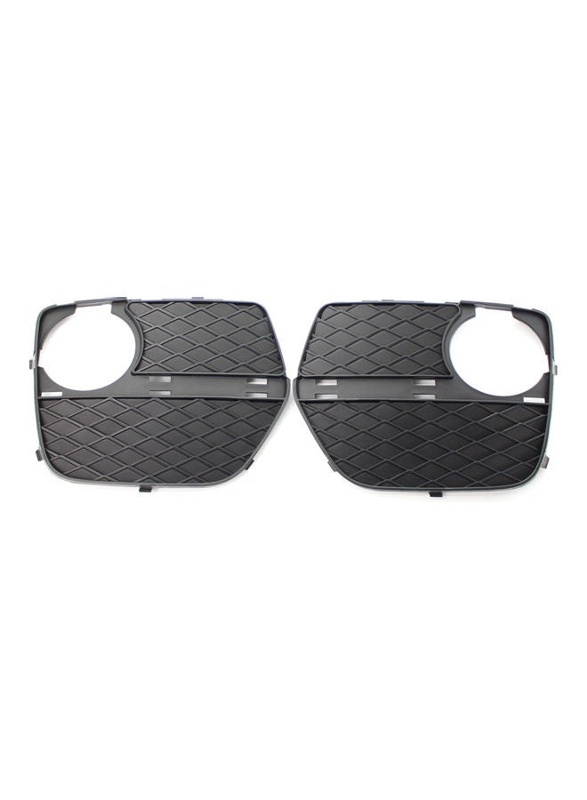 Loquat 2-Piece Replacement Front Fog Lamp Cover For BMW X6 E71 2012-2014 - Image 1