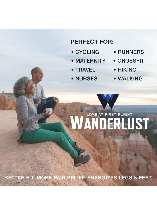 Wanderlust Travel Compression Socks - Support Stockings